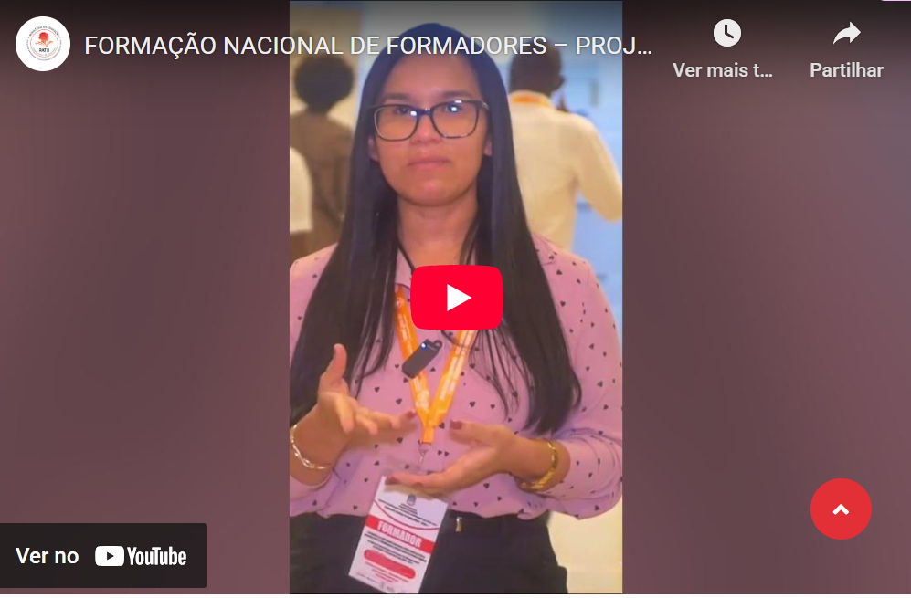 FORMAÇÃO NACIONAL DE FORMADORES – PROJECTO PAT II