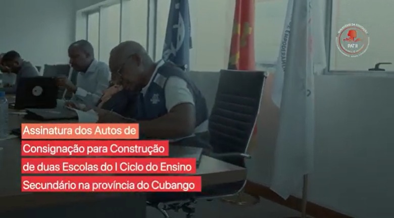  ASSINATURA DOS AUTOS DE CONSIGNAÇÃO – DE DUAS NOVAS ESCOLAS NO CUBANGO